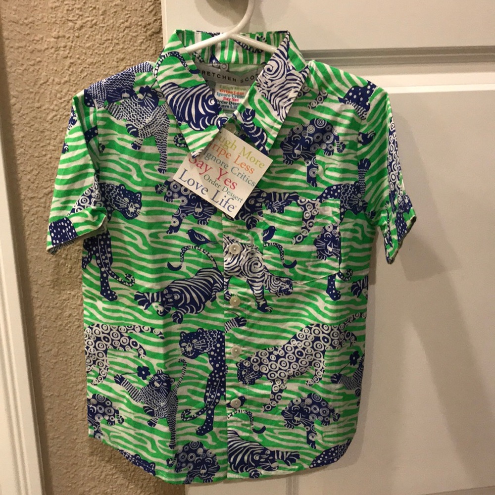 Gretchen Scott boys short sleeve top